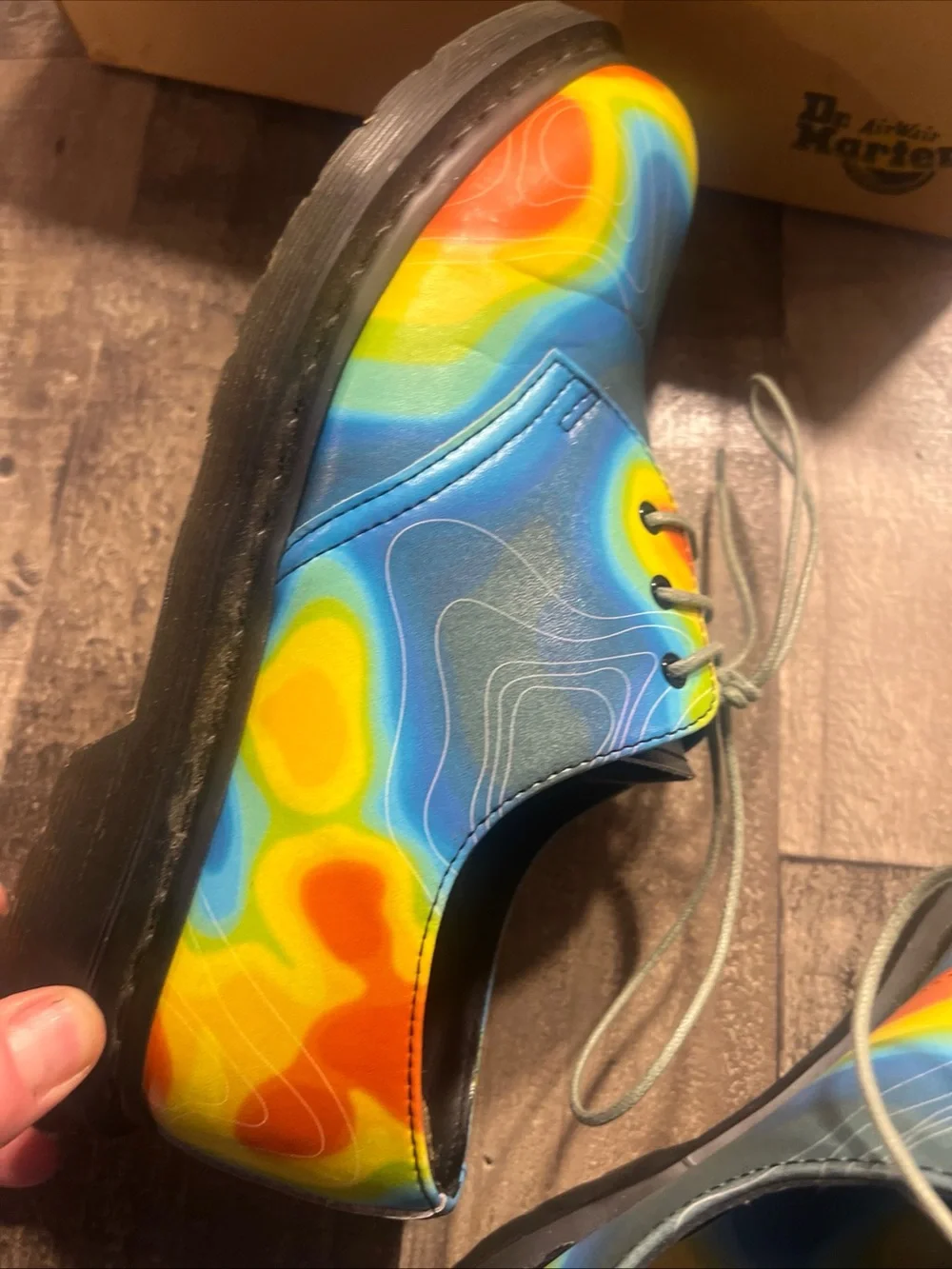 Dr. Martens vibrant multicolor
